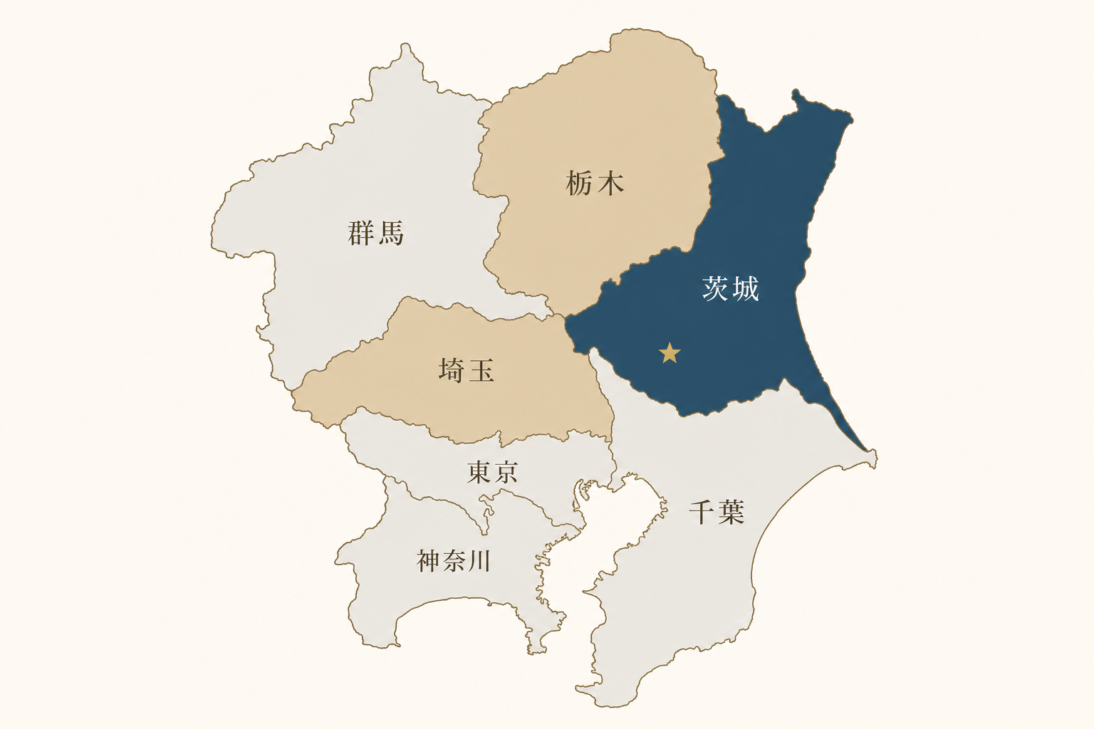 関東地方の対応エリア地図